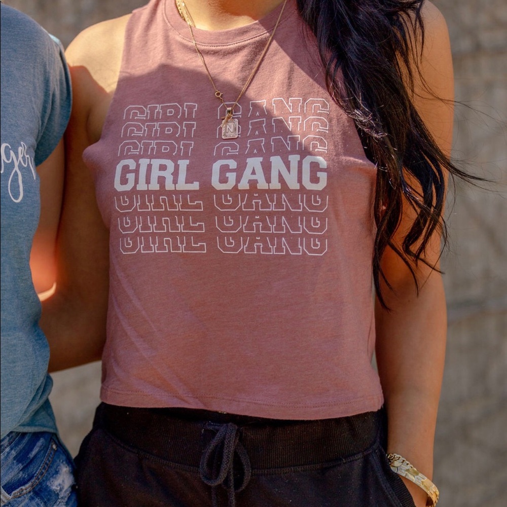Girl Gang Cropped tee